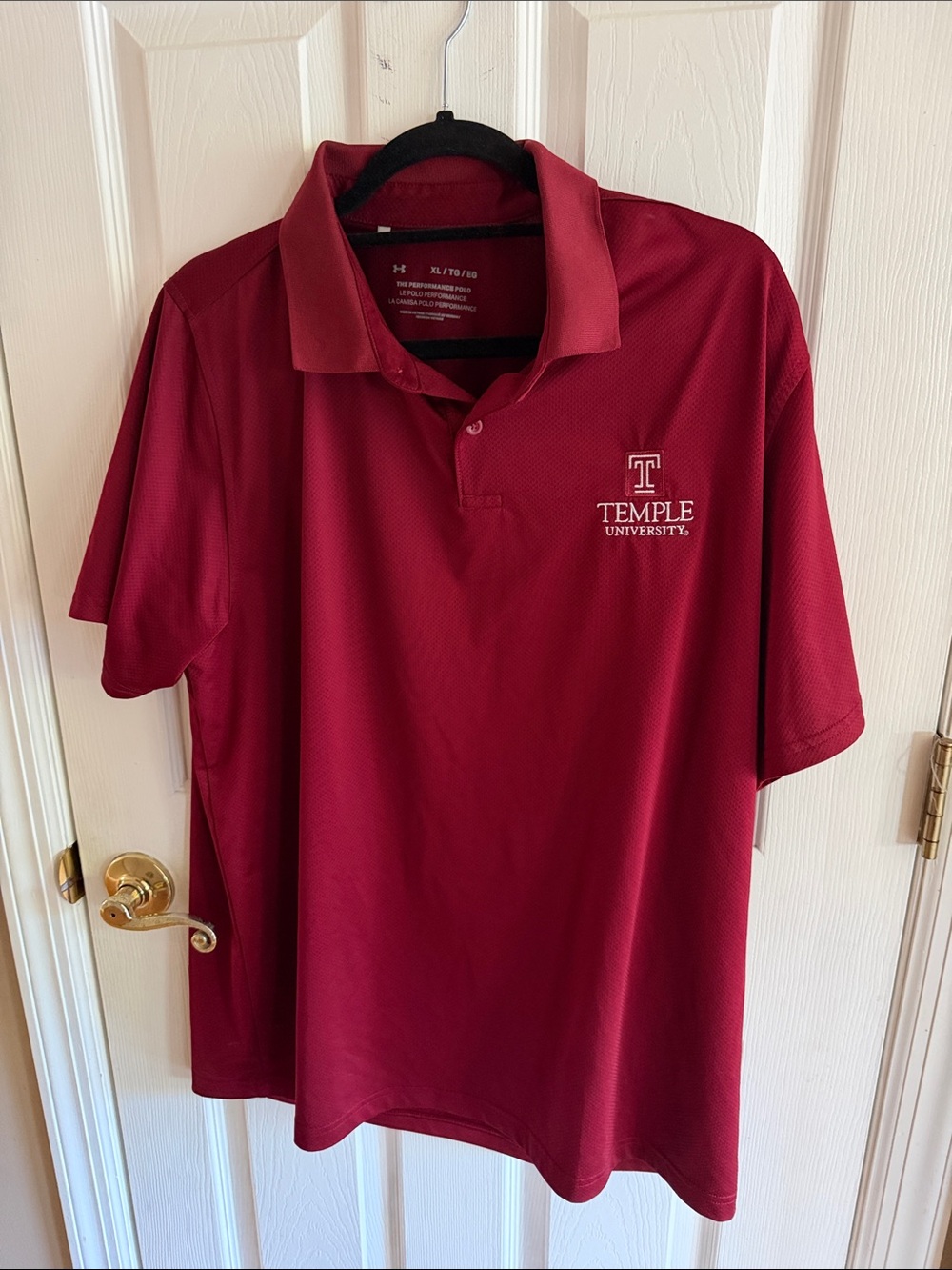 Under Armour Temple University Maroon Polo Shirt
